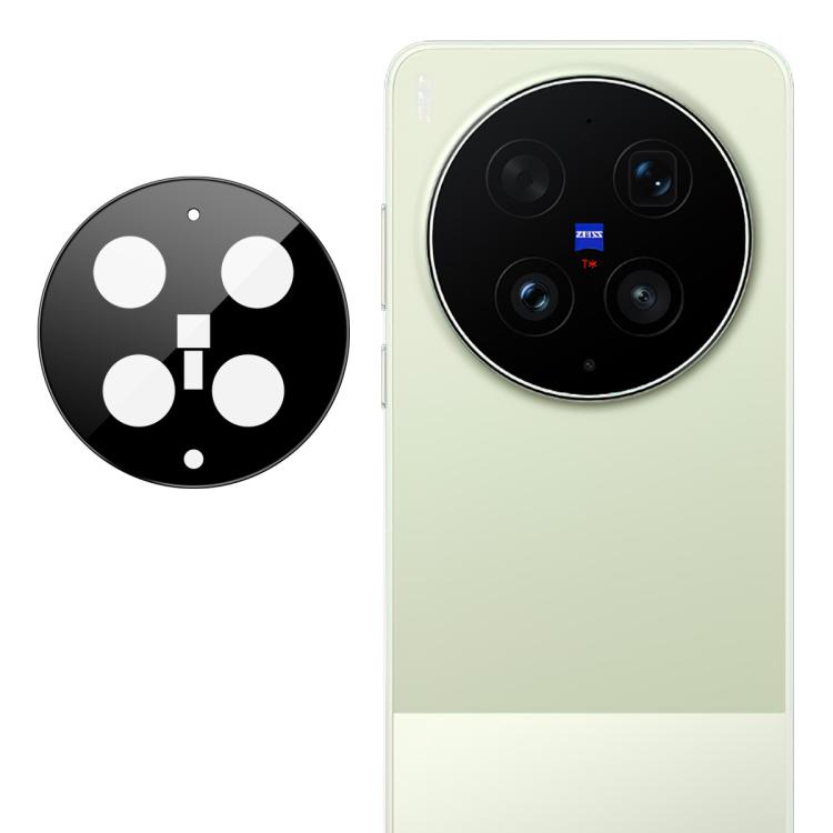 For vivo X300 Ultra imak Black Version HD Glass Rear Camera Lens Film, Self-positioning Version