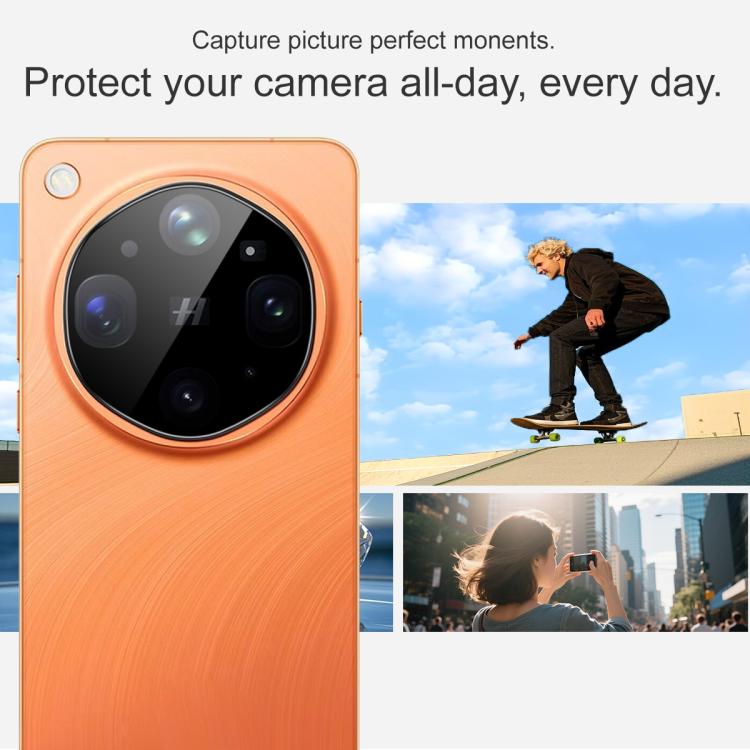 For OPPO Find X9 Ultra 5G imak Black Version HD Glass Rear Camera Lens Film, Self-positioning Version