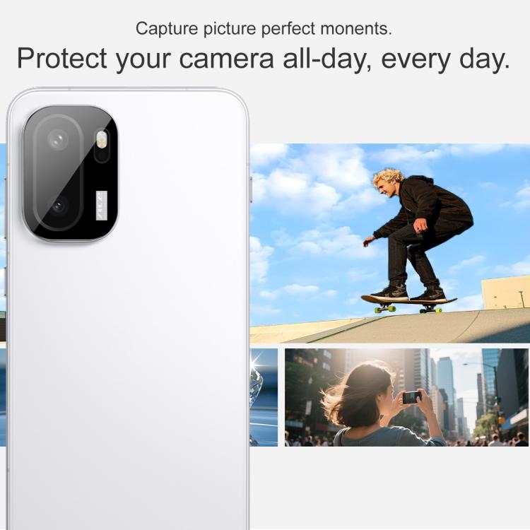 For OnePlus Ace 6 imak Black Version HD Glass Rear Camera Lens Film, Self-positioning Version