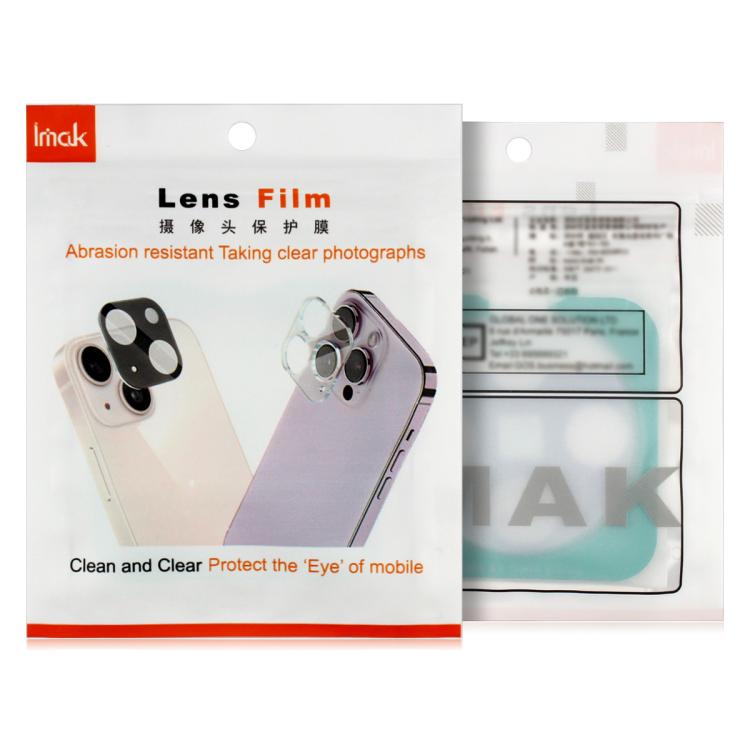 For OnePlus Ace 6 imak Black Version HD Glass Rear Camera Lens Film, Self-positioning Version