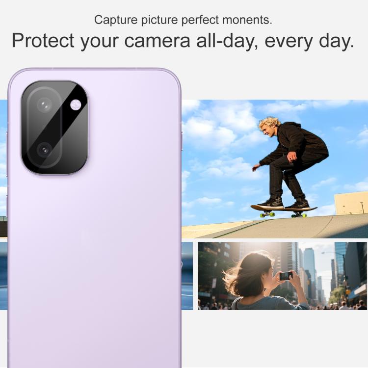 For OnePlus Ace 6T / 15R imak Black Version HD Glass Rear Camera Lens Film, Self-positioning Version