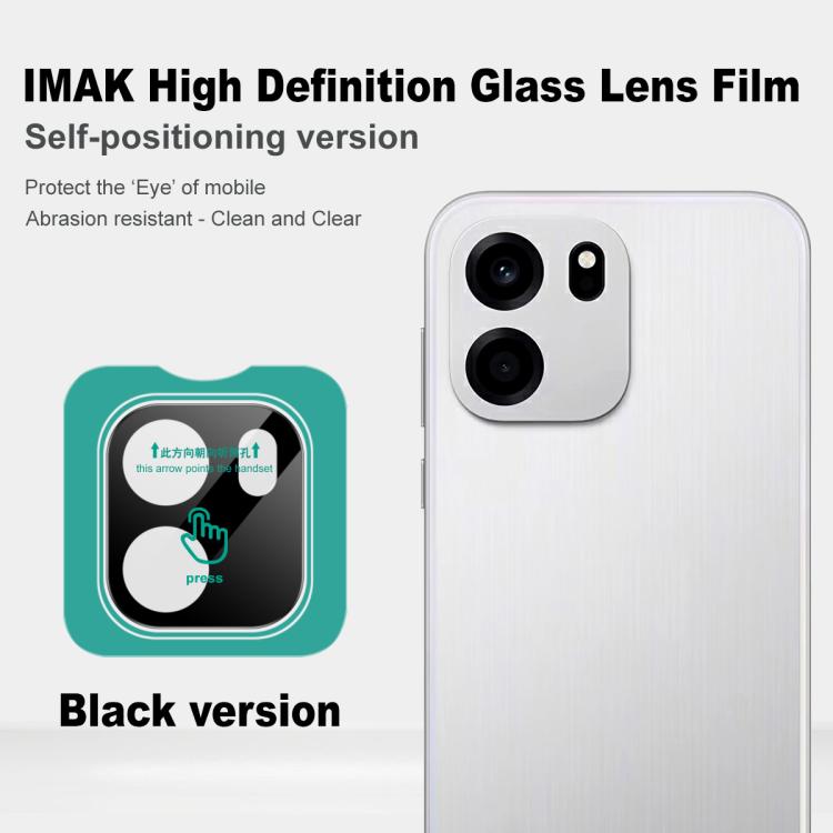 For OnePlusTurbo 6V imak Black Version HD Glass Rear Camera Lens Film, Self-positioning Version