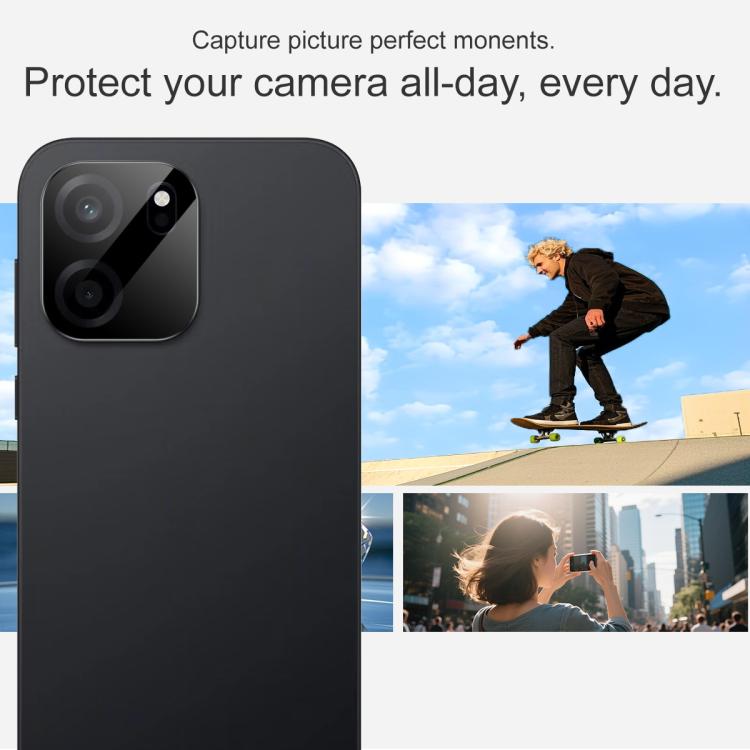 For OnePlusTurbo 6V imak Black Version HD Glass Rear Camera Lens Film, Self-positioning Version