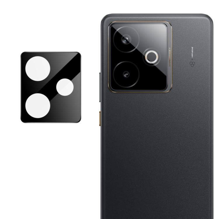 For Realme GT 7 / 7T Global imak Black Version HD Glass Rear Camera Lens Film, Self-positioning Version