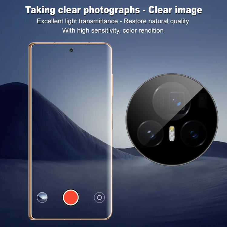 For Honor Magic V3 imak Black Version HD Glass Rear Camera Lens Film, Self-positioning Version