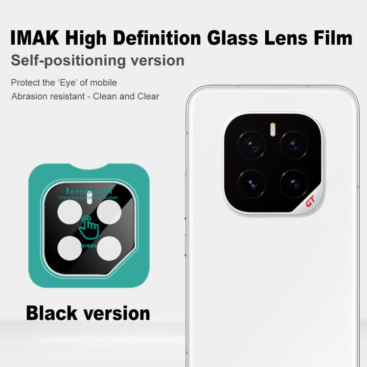 For Honor GT Pro imak Black Version HD Glass Rear Camera Lens Film, Self-positioning Version