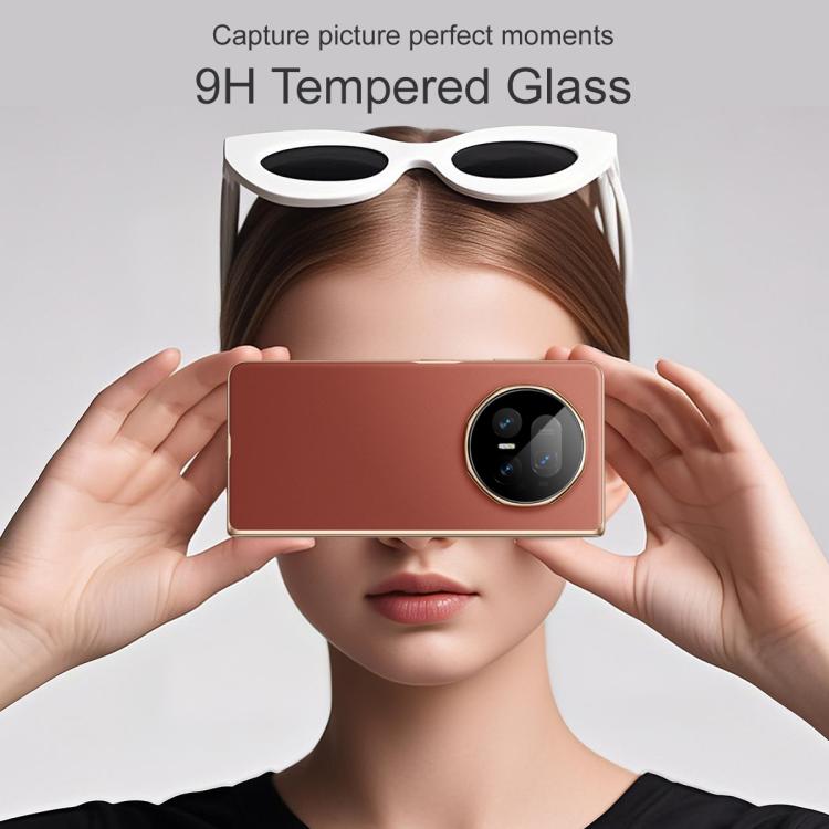 For Honor Magic V5 imak Black Version HD Glass Rear Camera Lens Film, Self-positioning Version
