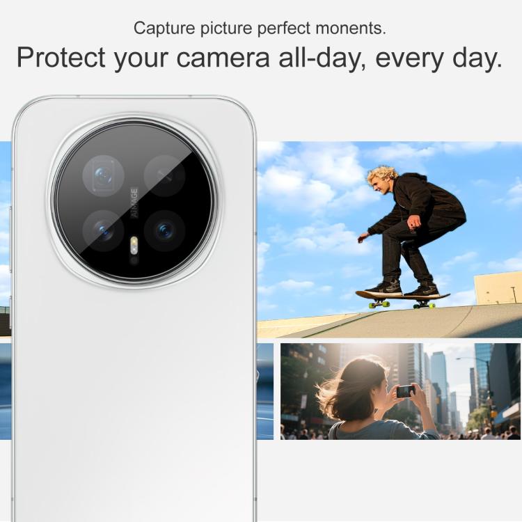 For Honor Magic8 imak Black Version HD Glass Rear Camera Lens Film, Self-positioning Version