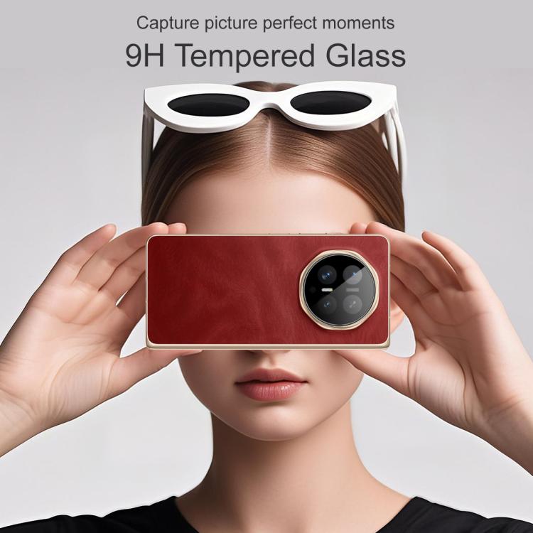 For Honor Magic V6 imak Black Version HD Glass Rear Camera Lens Film, Self-positioning Version