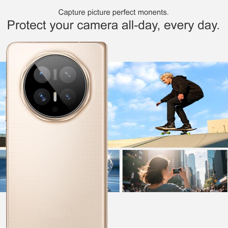 For Honor Magic V6 imak Black Version HD Glass Rear Camera Lens Film, Self-positioning Version