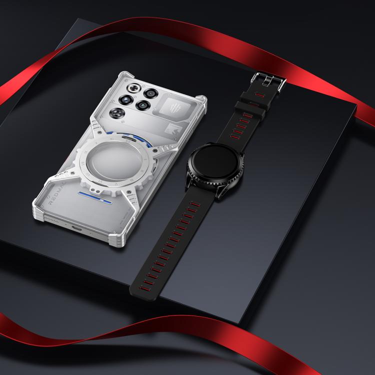 For ZTE nubia Red Magic 11 Pro / 11 Pro+ Mechanical Gear MagSafe Holder Borderless Metal Phone Case