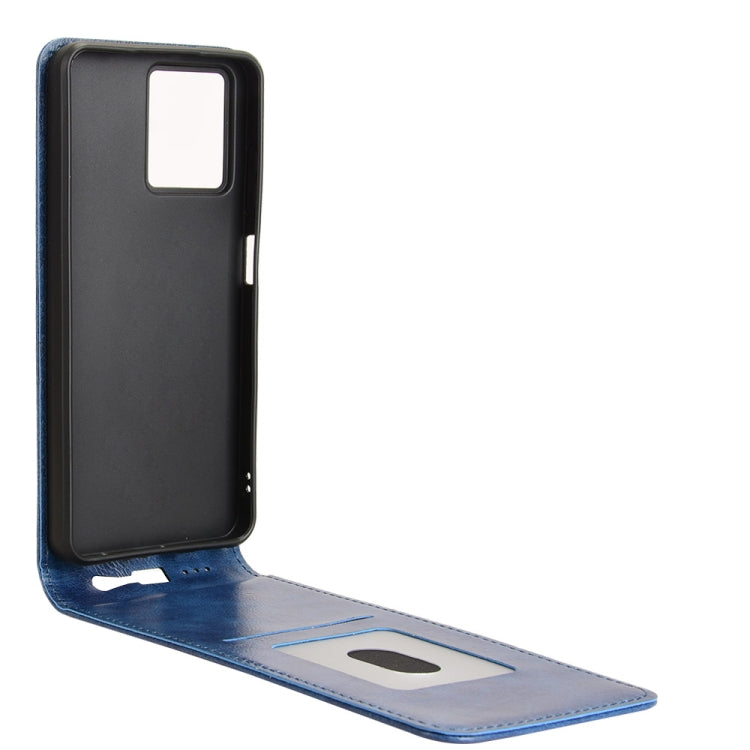 For HMD Fusion 5G Magnetic Vertical Flip Leather Phone Case