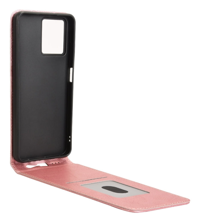 For HMD Fusion 5G Magnetic Vertical Flip Leather Phone Case