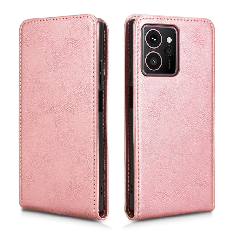 For HMD Skyline 5G Magnetic Vertical Flip Leather Phone Case