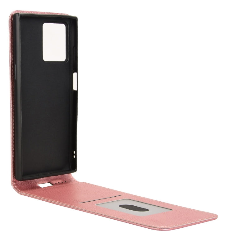 For HMD Skyline 5G Magnetic Vertical Flip Leather Phone Case