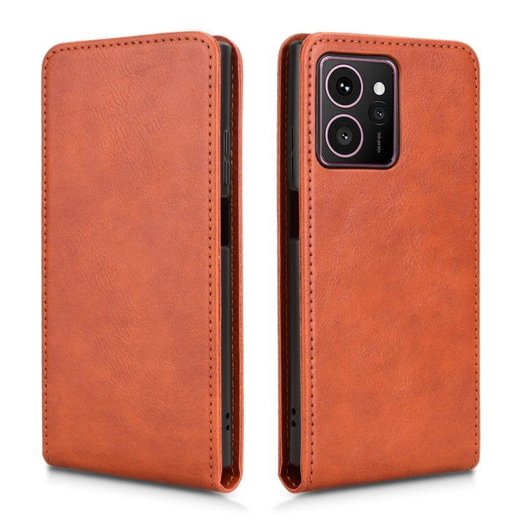 For HMD Skyline 5G Magnetic Vertical Flip Leather Phone Case