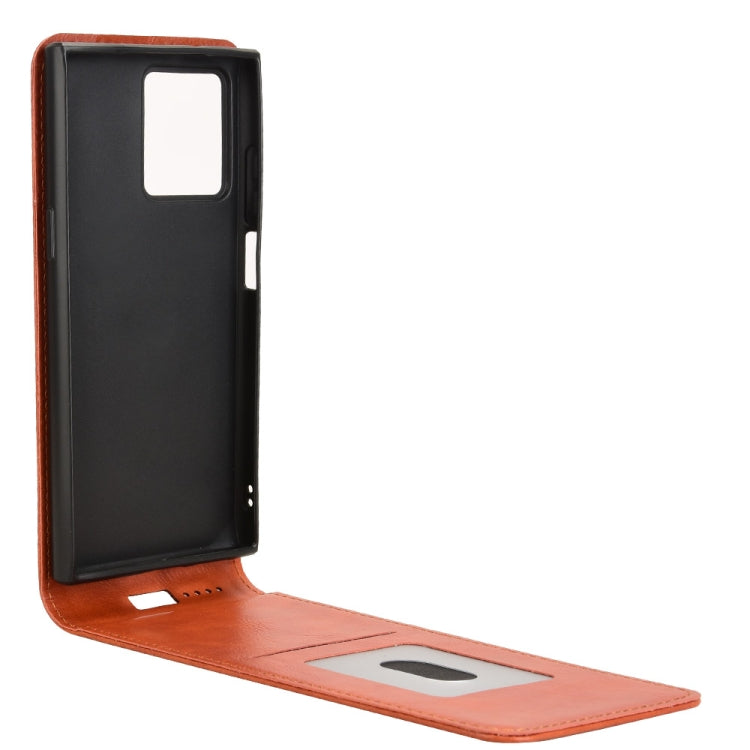For HMD Skyline 5G Magnetic Vertical Flip Leather Phone Case