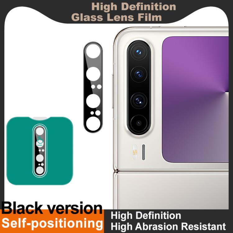 For Huawei Pura X imak Black Version HD Glass Rear Camera Lens Film, Self-positioning Version