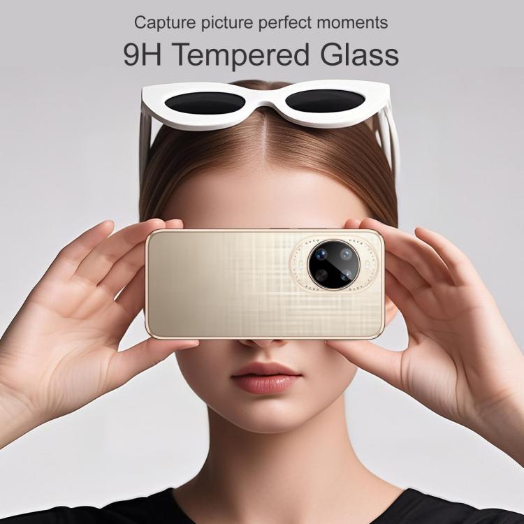 For Huawei nova 14 Ultra imak Black Version HD Glass Rear Camera Lens Film, Self-positioning Version