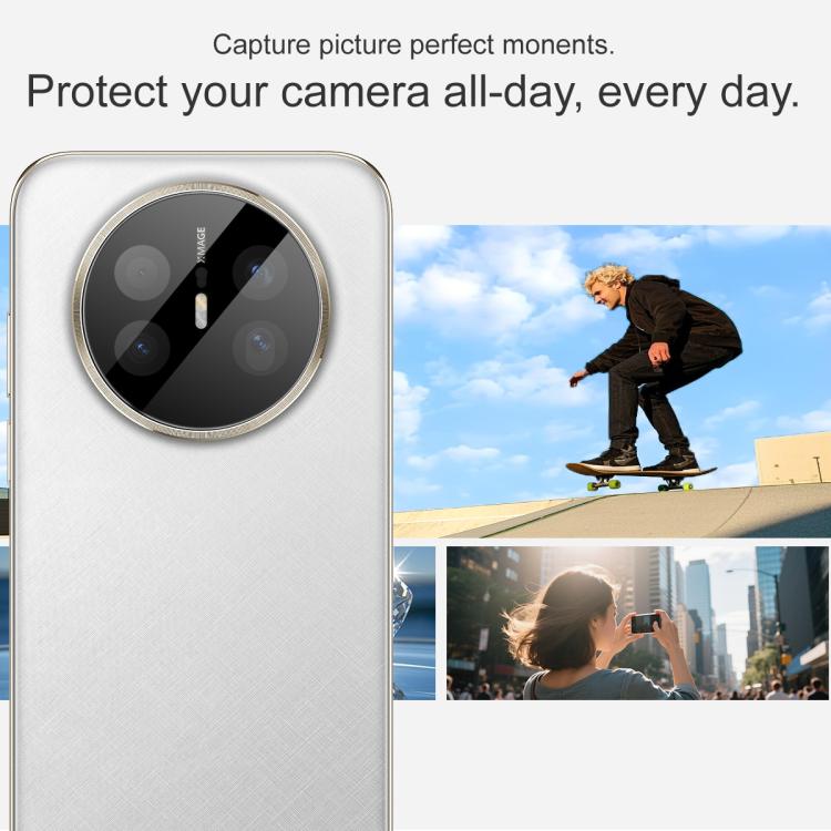 For Huawei Mate 70 Air 5G imak Black Version HD Glass Rear Camera Lens Film, Self-positioning Version