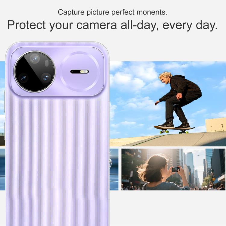 For Huawei nova 15 Pro imak Black Version HD Glass Rear Camera Lens Film, Self-positioning Version