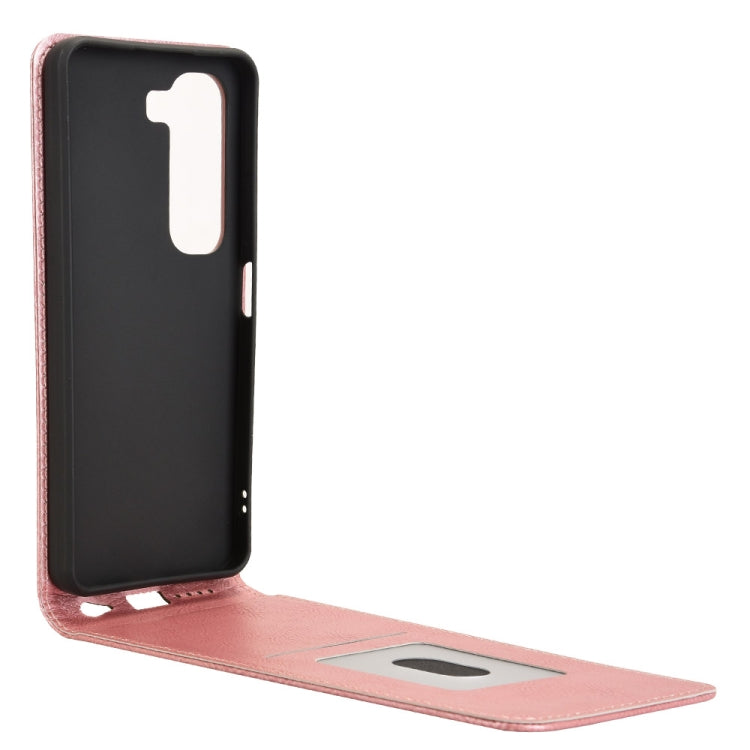 For Infinix Hot 50 4G Magnetic Vertical Flip Leather Phone Case