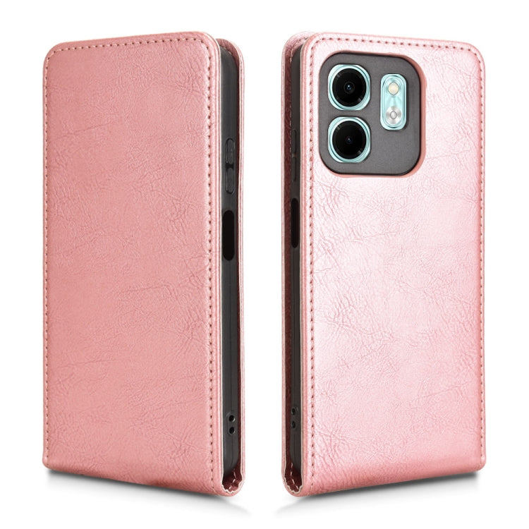 For Infinix Hot 50i 4G Magnetic Vertical Flip Leather Phone Case