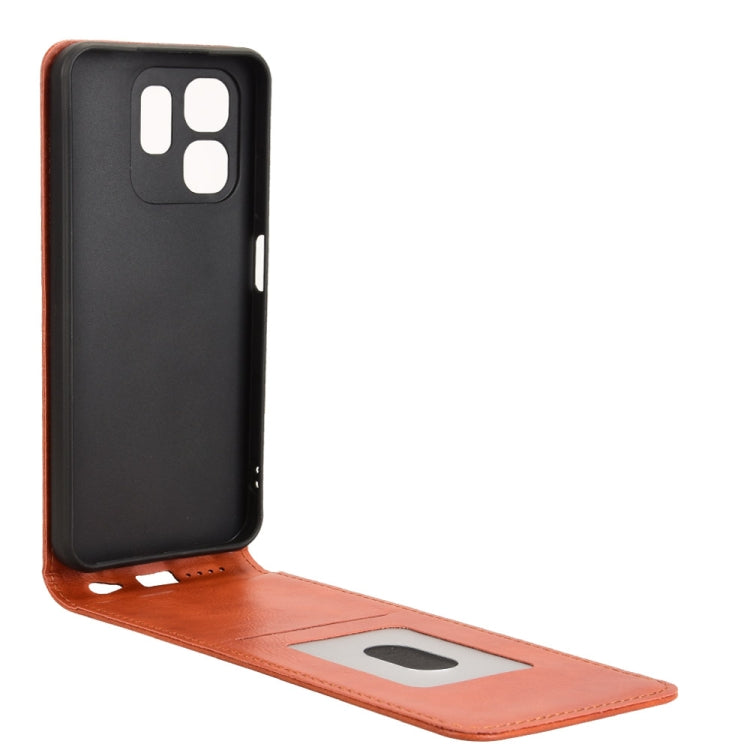 For Infinix Hot 50i 4G Magnetic Vertical Flip Leather Phone Case