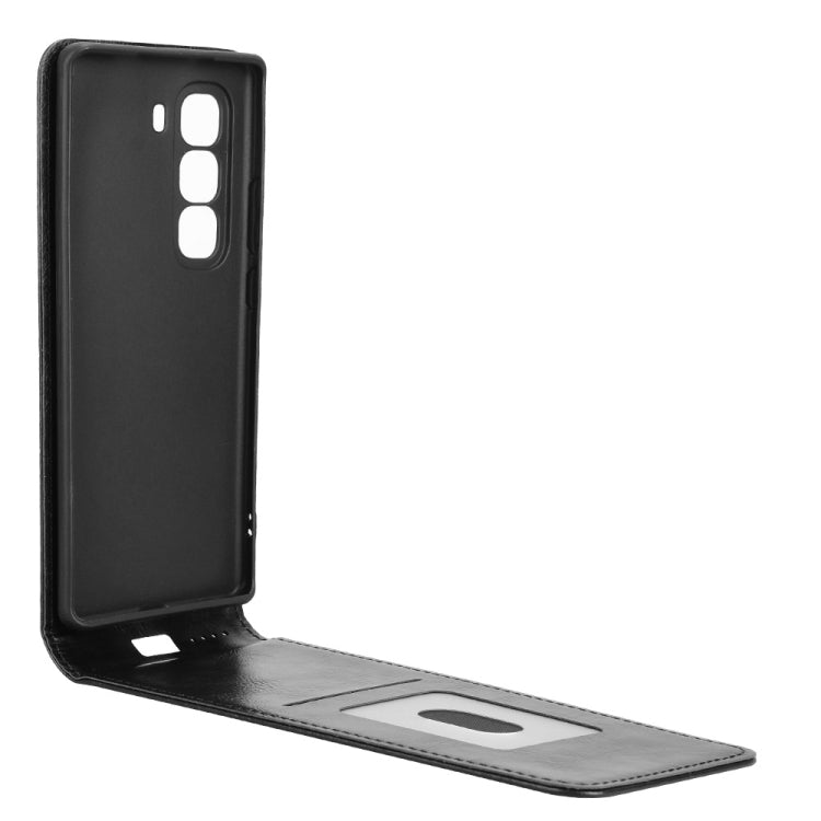 For Infinix Hot 50 Pro+ 4G Magnetic Vertical Flip Leather Phone Case