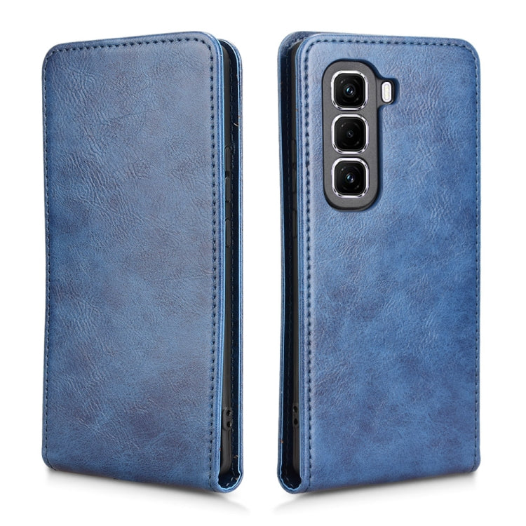 For Infinix Hot 50 Pro+ 4G Magnetic Vertical Flip Leather Phone Case