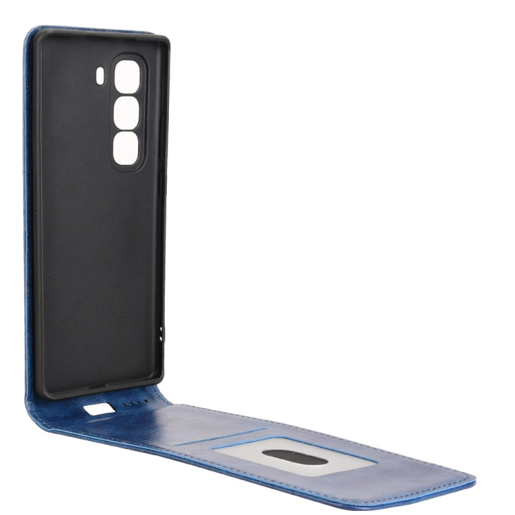 For Infinix Hot 50 Pro+ 4G Magnetic Vertical Flip Leather Phone Case