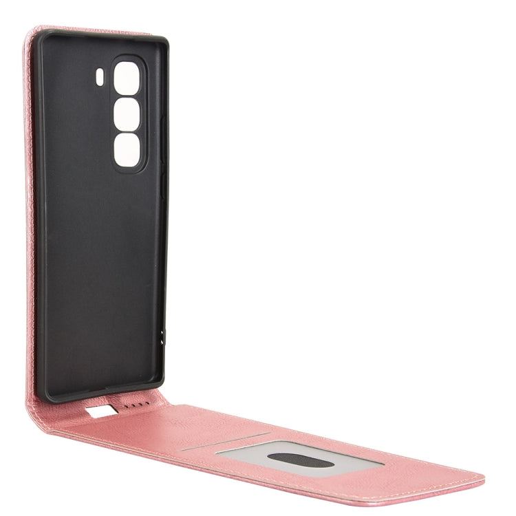 For Infinix Hot 50 Pro+ 4G Magnetic Vertical Flip Leather Phone Case