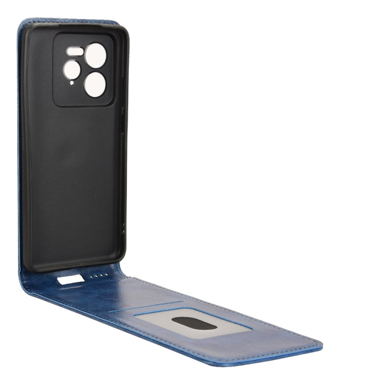 For Realme GT 7 Pro 5G Magnetic Vertical Flip Leather Phone Case