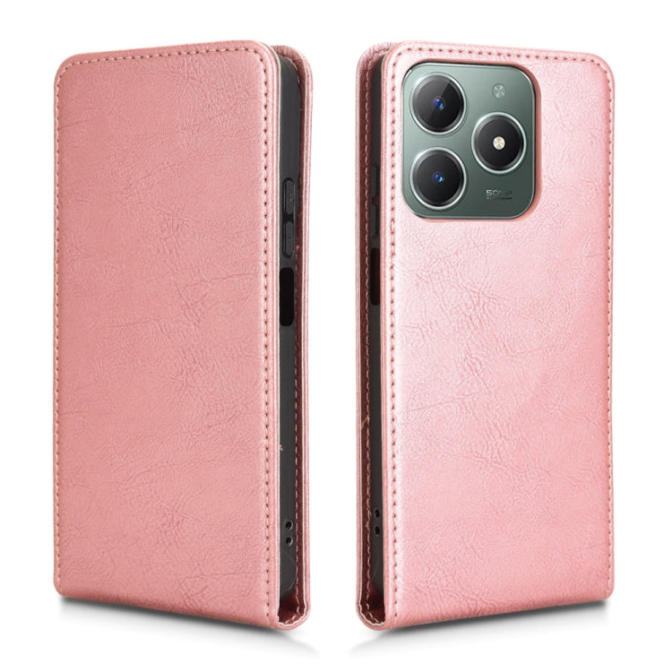 For Realme Note 60 4G / C63 4G / C61 4G Magnetic Vertical Flip Leather Phone Case