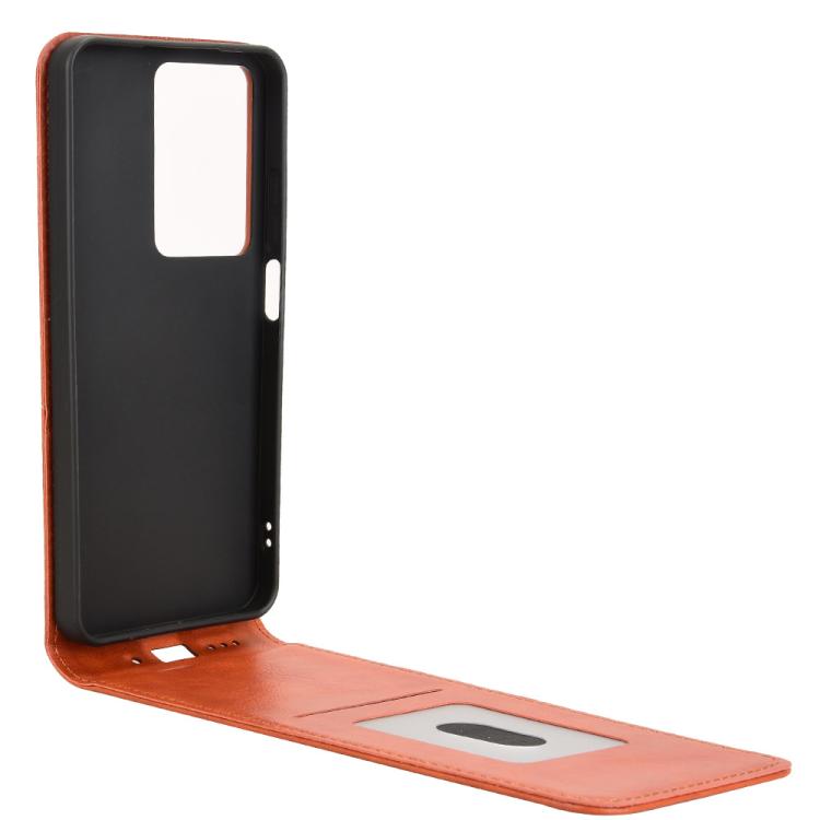 For Realme C75 4G Magnetic Vertical Flip Leather Phone Case