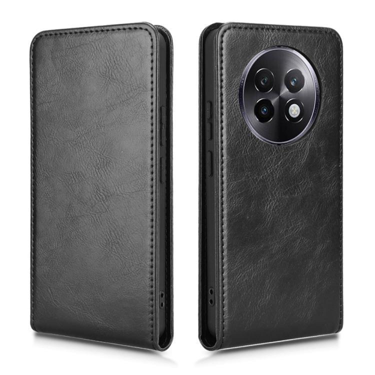 For Realme 13+ Magnetic Vertical Flip Leather Phone Case