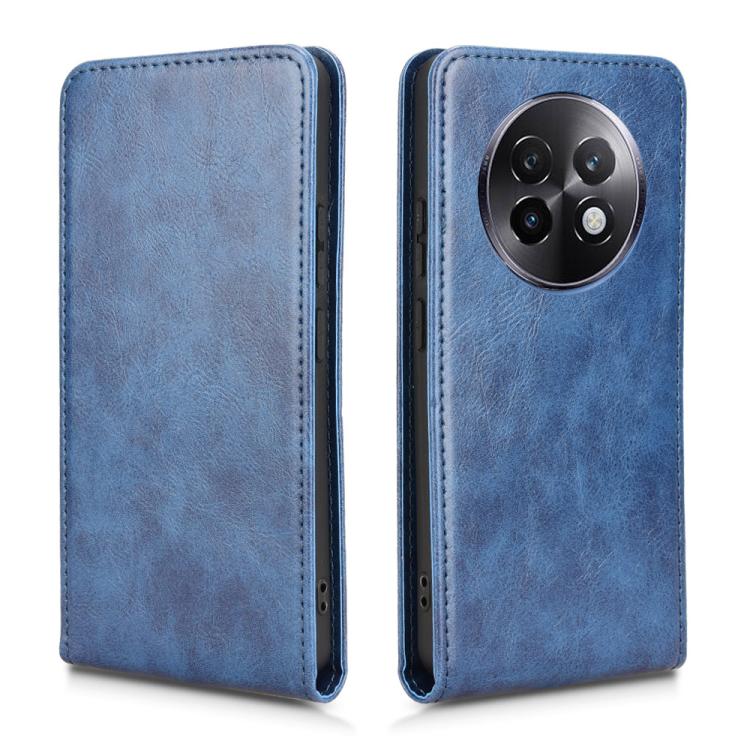 For Realme 13+ Magnetic Vertical Flip Leather Phone Case