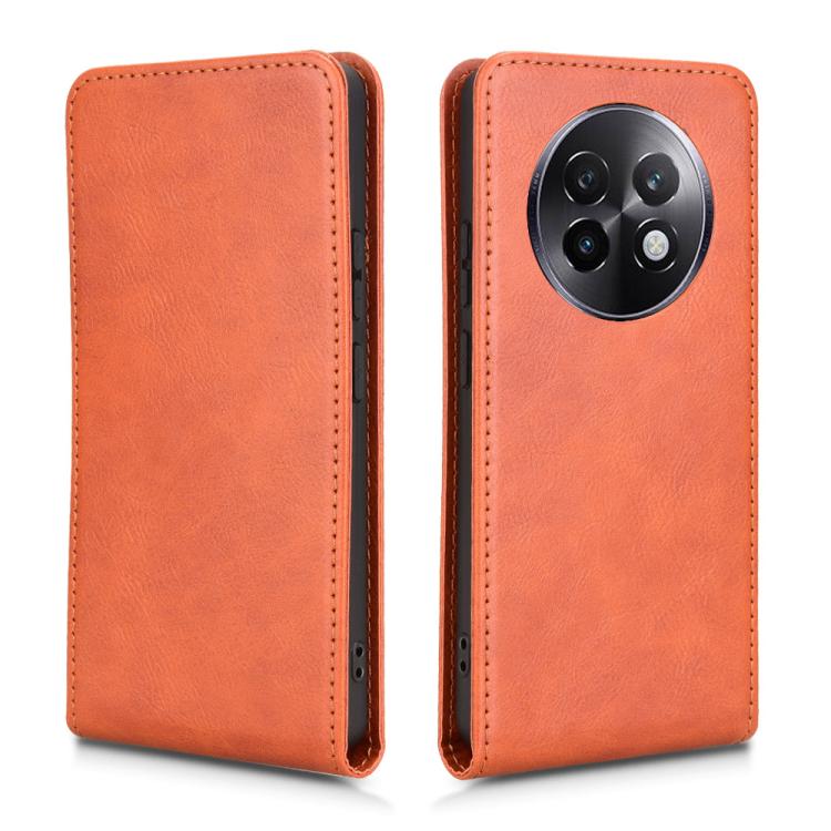 For Realme 13+ Magnetic Vertical Flip Leather Phone Case