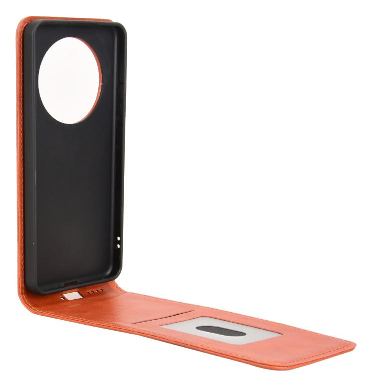 For Realme 13+ Magnetic Vertical Flip Leather Phone Case