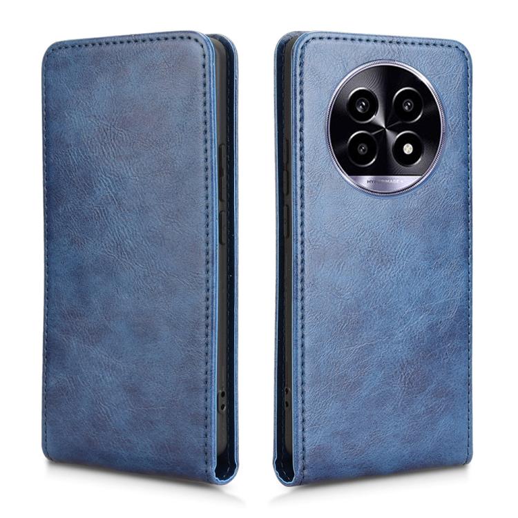 For Realme 14 Pro Lite / 13 Pro Global Magnetic Vertical Flip Leather Phone Case