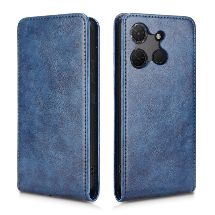 For TCL 503 Magnetic Vertical Flip Leather Phone Case