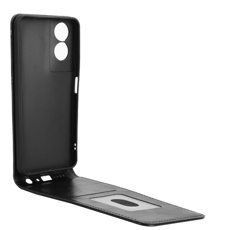 For TCL 505 4G Magnetic Vertical Flip Leather Phone Case