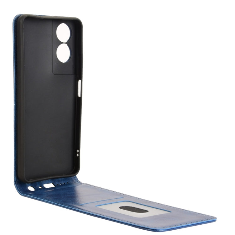 For TCL 505 4G Magnetic Vertical Flip Leather Phone Case