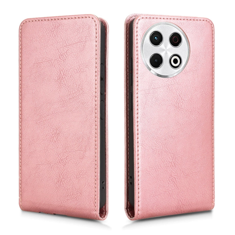 For Tecno Spark 30 Pro 4G Magnetic Vertical Flip Leather Phone Case