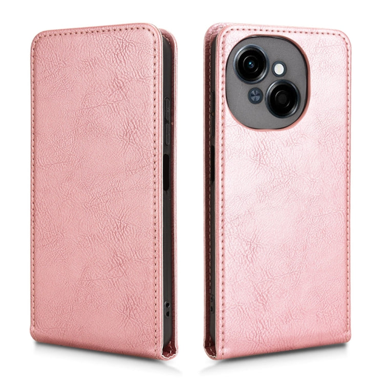 For Tecno Spark Go 1 / Pop 9 4G Magnetic Vertical Flip Leather Phone Case