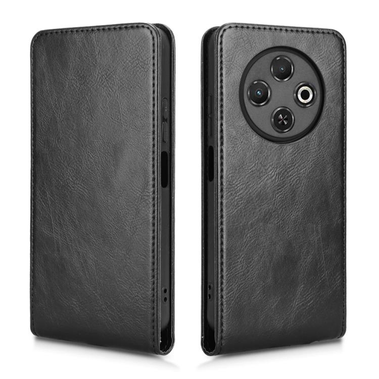 For Tecno Spark 30C Magnetic Vertical Flip Leather Phone Case