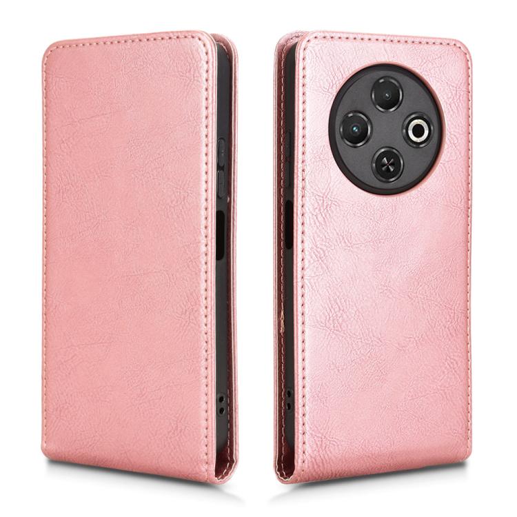 For Tecno Spark 30C Magnetic Vertical Flip Leather Phone Case