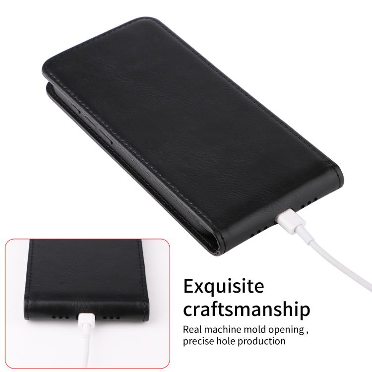 For Tecno Spark 30 4G Magnetic Vertical Flip Leather Phone Case