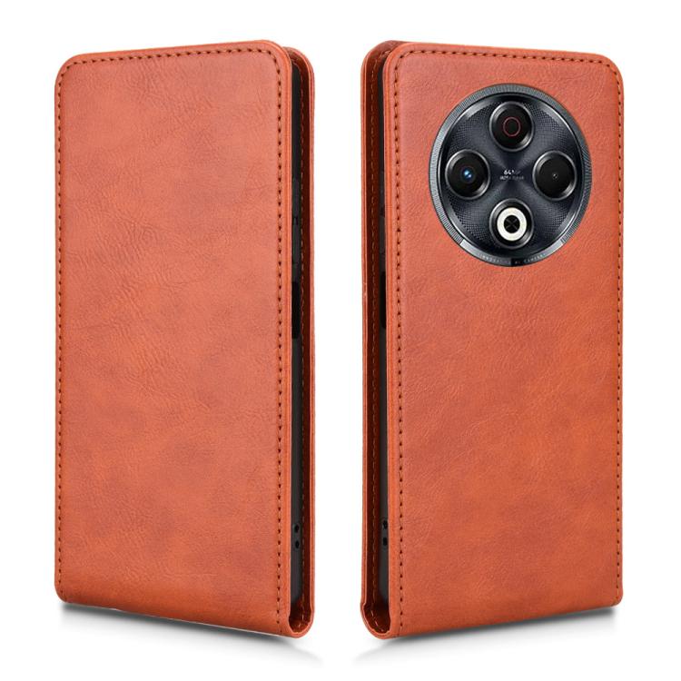 For Tecno Spark 30 4G Magnetic Vertical Flip Leather Phone Case