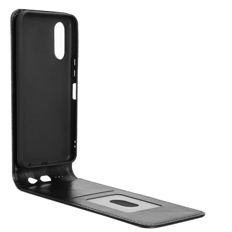 For Fujitsu Arrows F-52E We2 Magnetic Vertical Flip Leather Phone Case